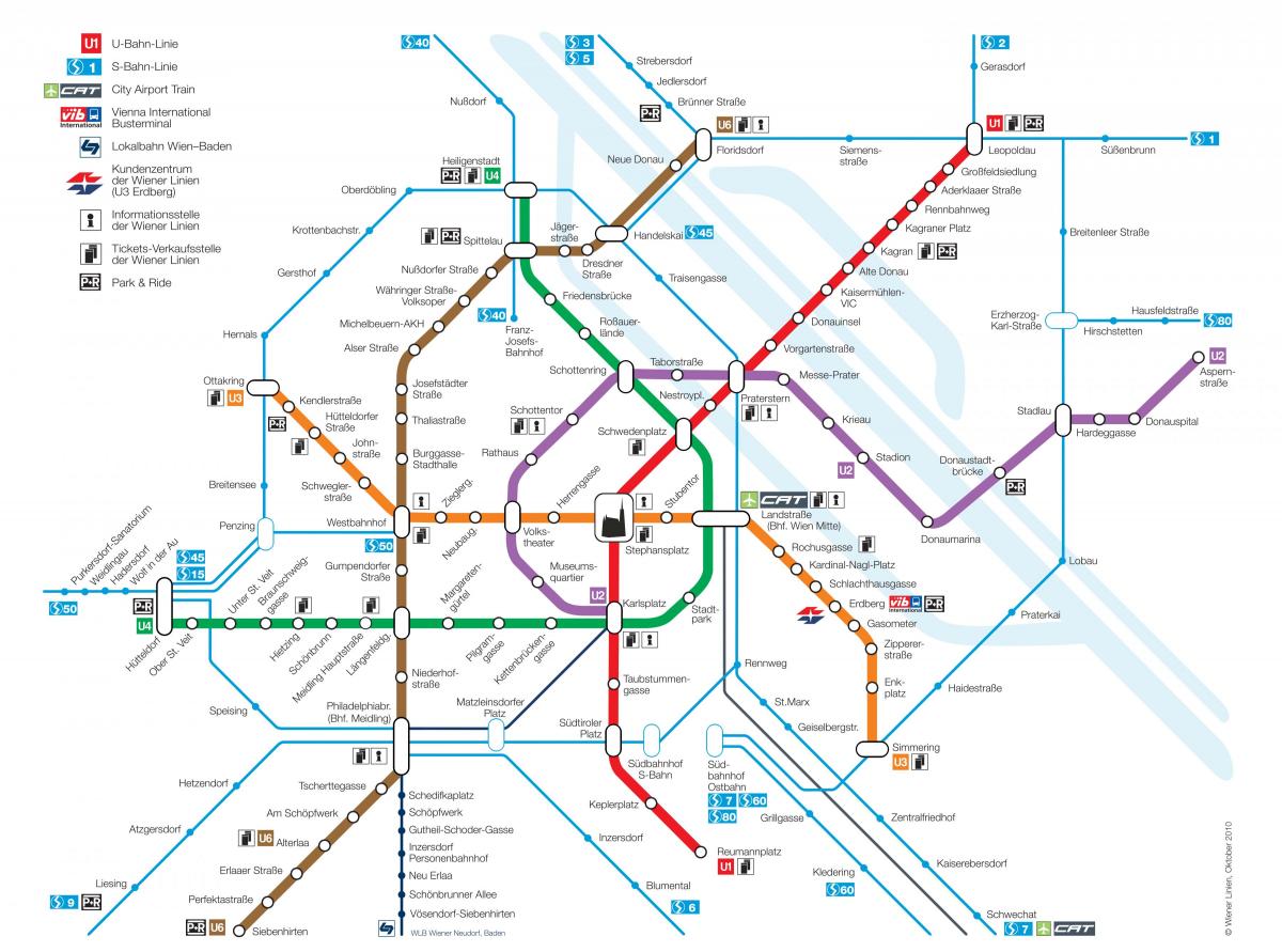 Vyana metro xəritəsi 