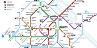 Vyana metro xəritəsi 