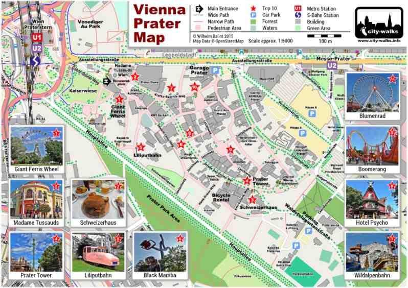 Kart Vyana park gəzmək