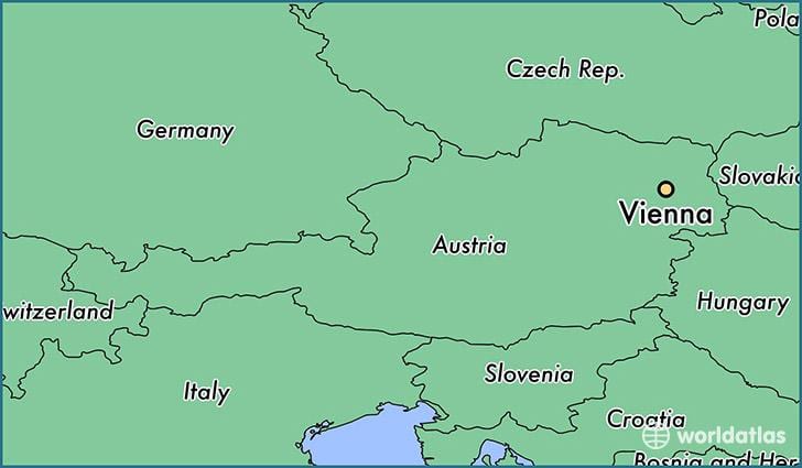 Vyana xəritədə