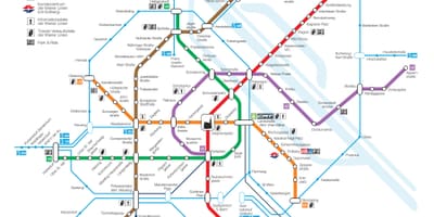 Vyana metro xəritəsi 
