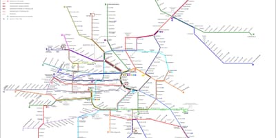 Vyana strassenbahn xəritə
