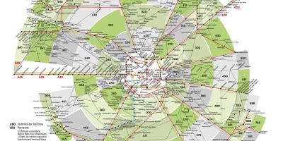 Kart Vyana zona metro 100